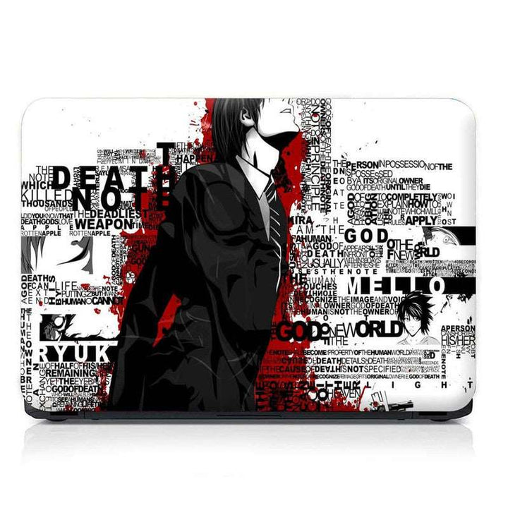 Full Panel Laptop Skin - Death Note Typography
