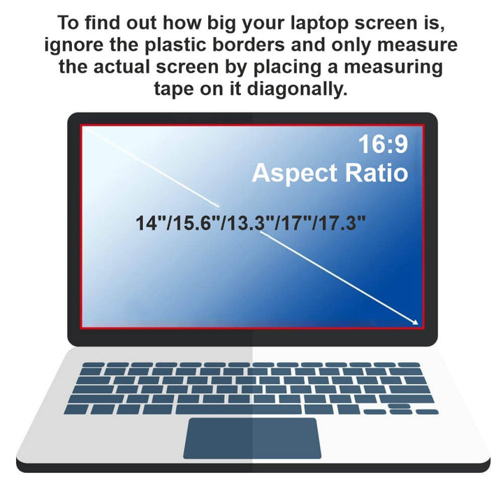 Transparent Laptop Screen Guard - SkinsLegend