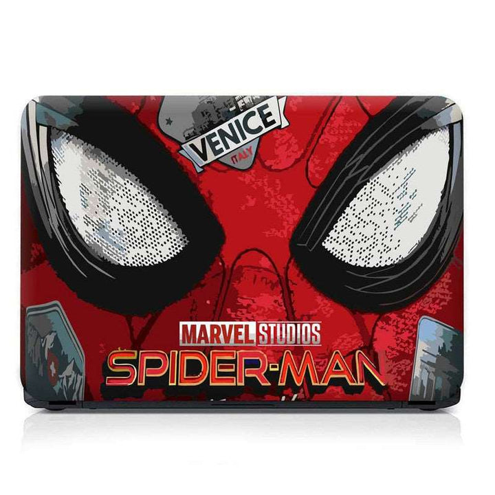 Full Panel Laptop Skin - Marvel Spiderman Eyes