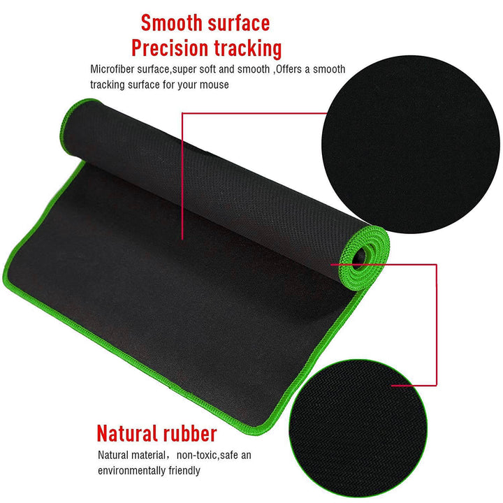 Gaming Mouse Pad - Extended Desk Mat with Smooth Surface and Non-Slip Rubber Base - SkinsLegend