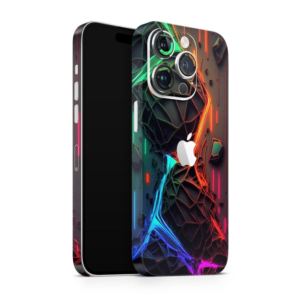 Apple iPhone Skin Wrap - Neon Art - SkinsLegend
