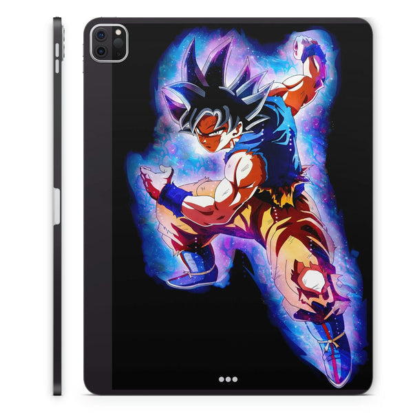 Tablet Skin Wrap - Goku Dragon Art on Black