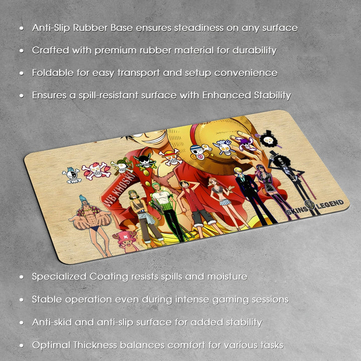 Anti-Slip Desk Mat Gaming Mouse Pad - One Piece OP42