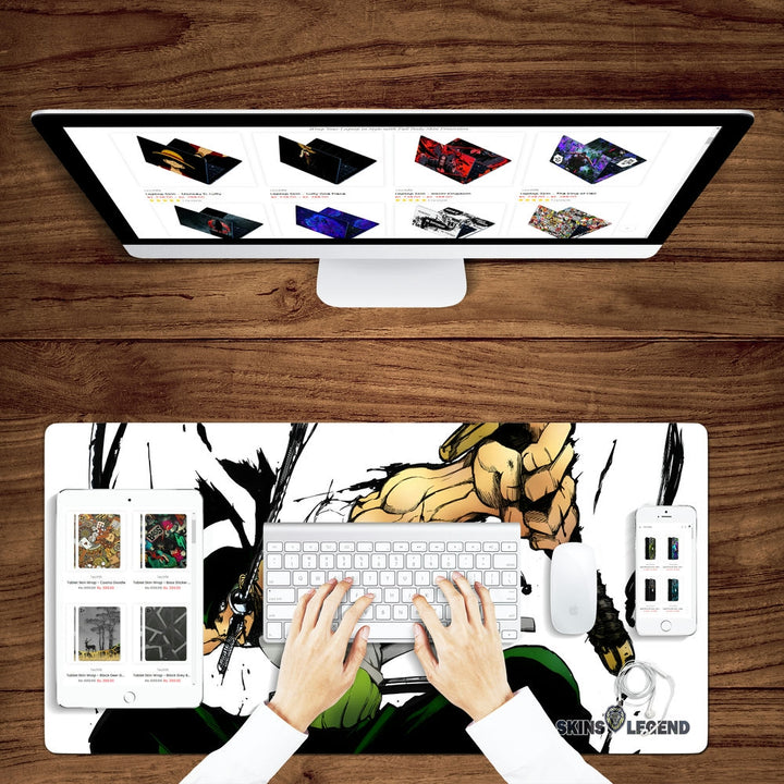 Anti-Slip Desk Mat Gaming Mouse Pad - One Piece Roronoa Zoro RZ03