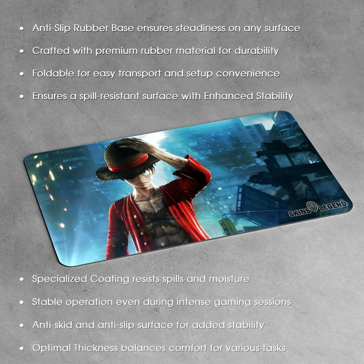 Anti-Slip Desk Mat Gaming Mouse Pad - One Piece Monkey D Luffy MDL18