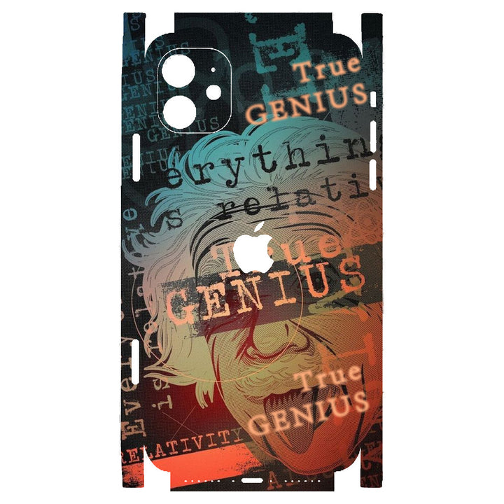 Apple iPhone Skin Wrap - True Genius Einstein Face - SkinsLegend