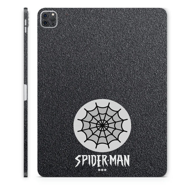 Tablet Skin Wrap - Spiderman Web on Dusty Black
