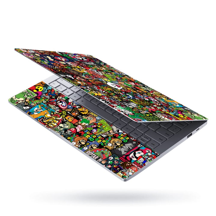 Laptop Skin - Super Mario Sticker Bomb DS1