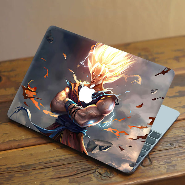 Laptop Skin for Apple MacBook - Goku Dragon Ball Z