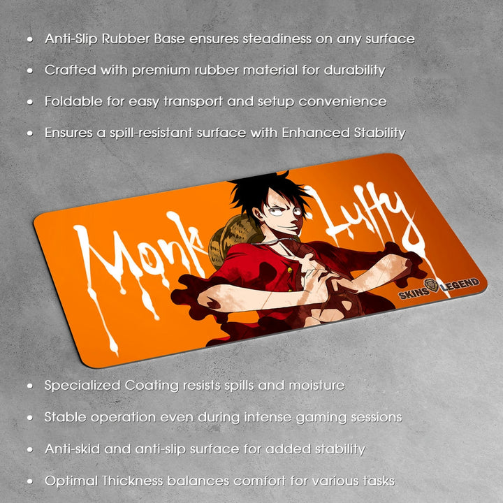 Anti-Slip Desk Mat Gaming Mouse Pad - One Piece Monkey D Luffy MDL33
