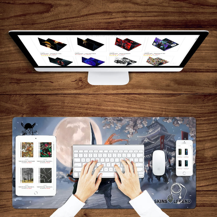 Anti-Slip Desk Mat Gaming Mouse Pad - One Piece Roronoa Zoro RZ11