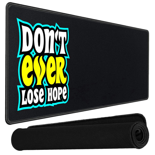 Anti-Slip Extended Desk Mat Gaming Mouse Pad - Dont Ever Lose Hope Wave
