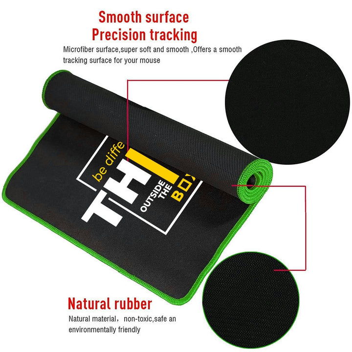 Anti-Slip Extended Desk Mat Gaming Mouse Pad - Be Different Think Outside the Box