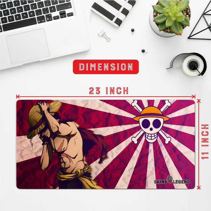 Anti-Slip Desk Mat Gaming Mouse Pad - One Piece Monkey D Luffy MDL10