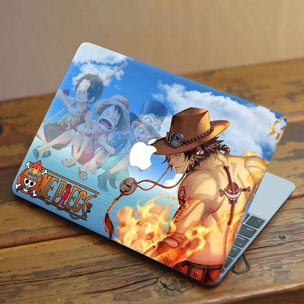Laptop Skin for Apple MacBook - One Piece Fire