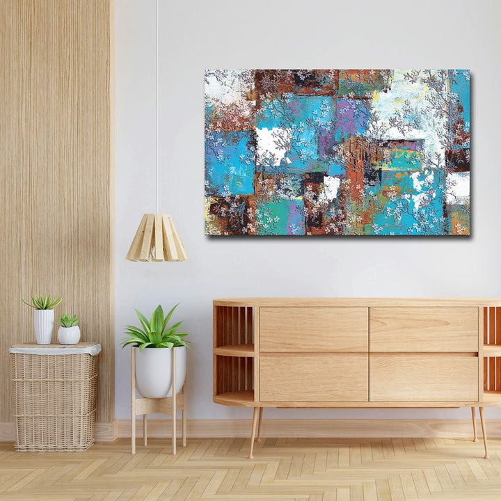32x20 Canvas Painting - Floral on Artistic Wall