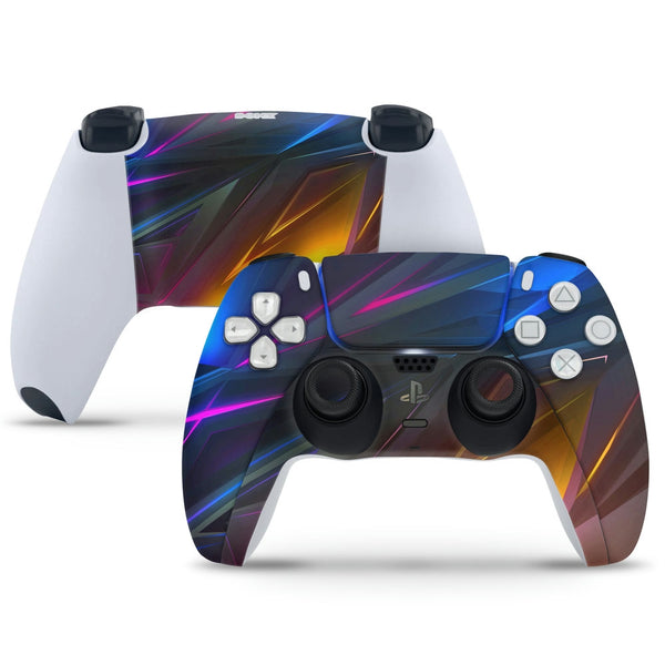 PS5 Controller Skin - Multicolor 3D Abstract