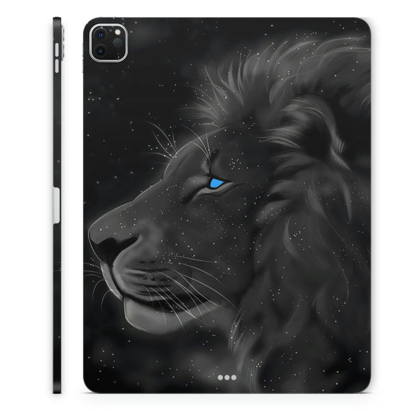 Tablet Skin Wrap - Galaxy Lion Monocrome