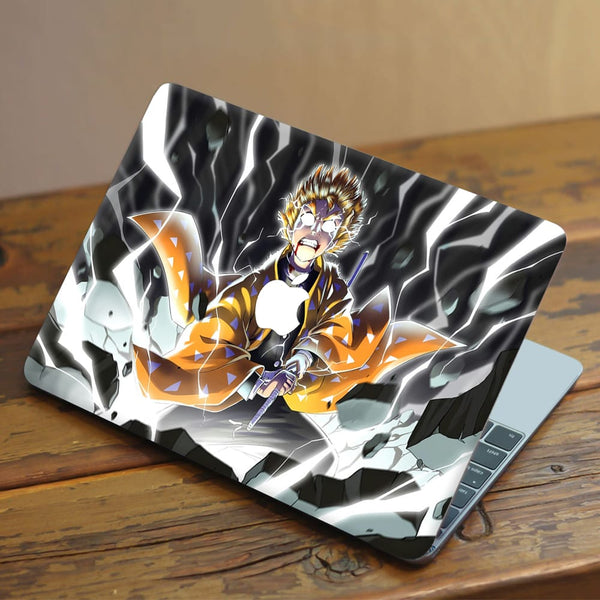 Laptop Skin for Apple MacBook - Zenitsu Agatsuma Cool Demon Slayer