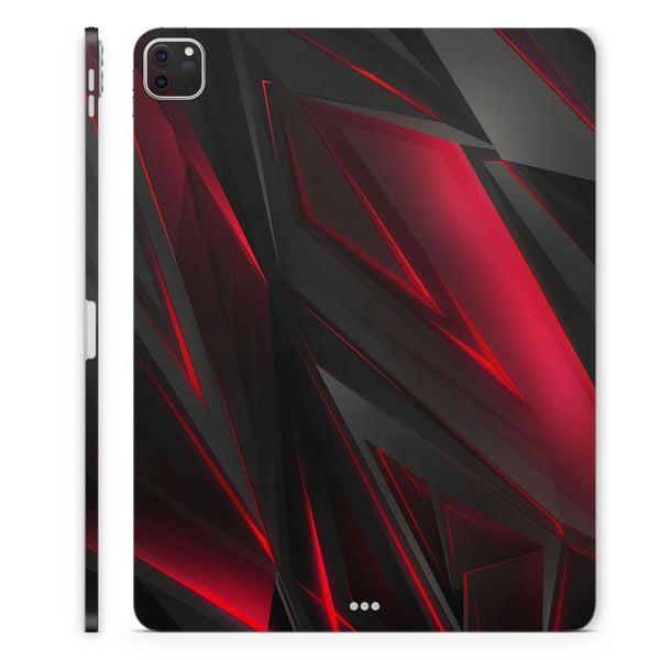 Tablet Skin Wrap - Magenta Grey 3D Abstract