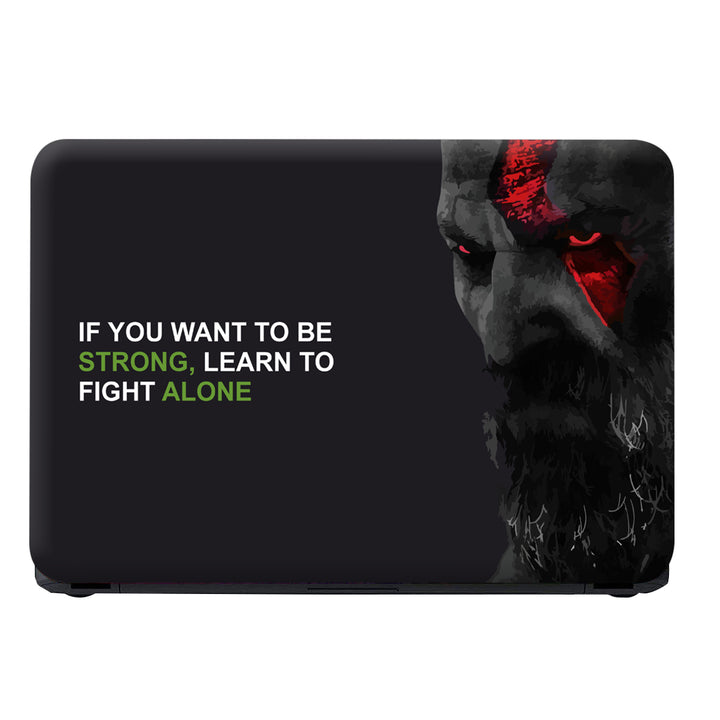 Laptop Skin - Be Strong Alone