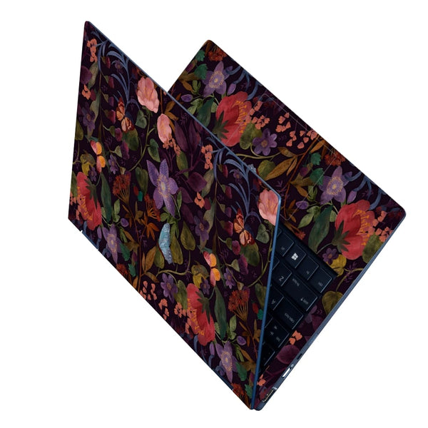Laptop Skin - Dark Shaded Floral