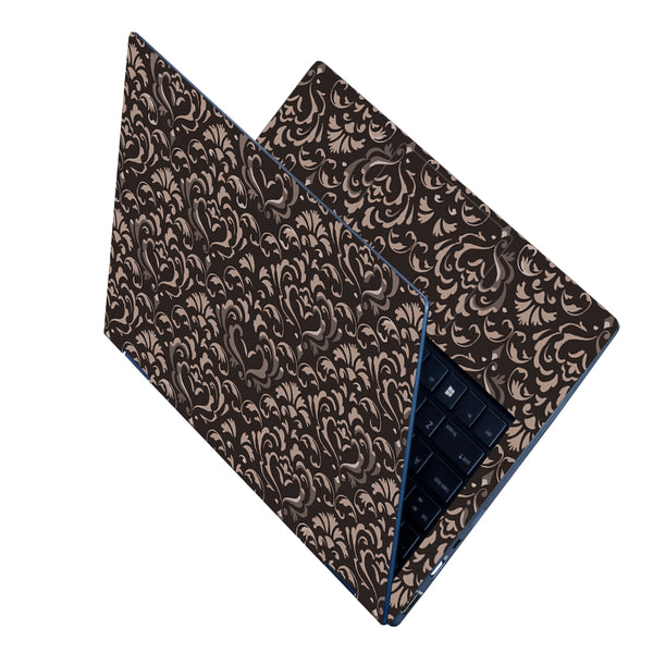 Laptop Skin - Brown Shaded Floral