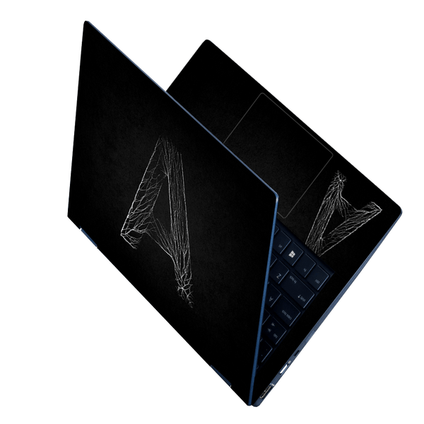Laptop Skin - A Letter Mesh Design