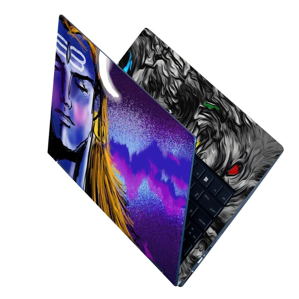 Laptop Skin - Lord Shiva Blue Art