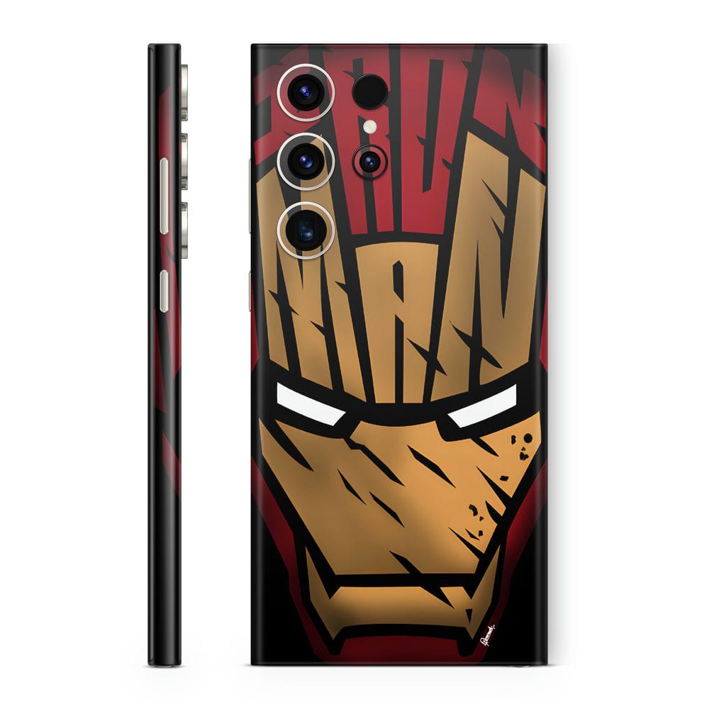 Mobile Skin Wrap Iron Man Full Face - Main Image