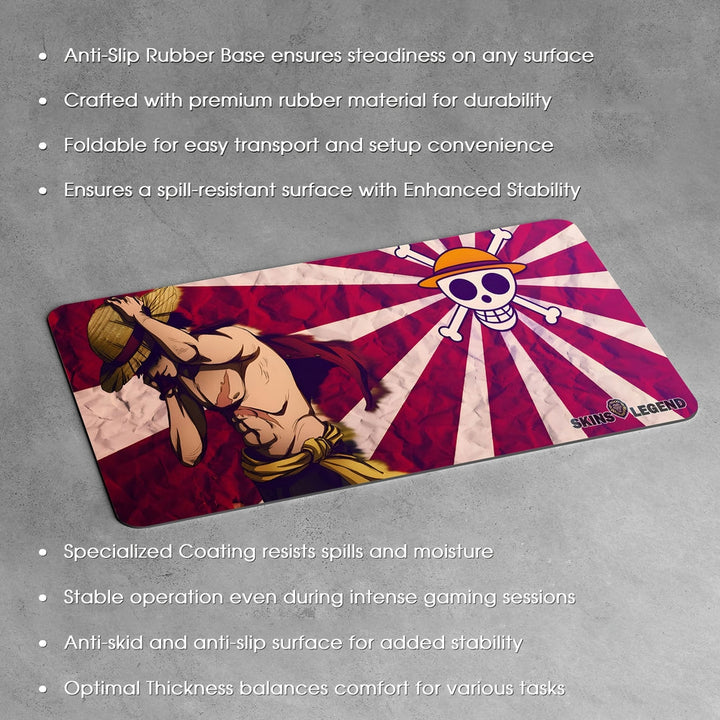 Anti-Slip Desk Mat Gaming Mouse Pad - One Piece Monkey D Luffy MDL10