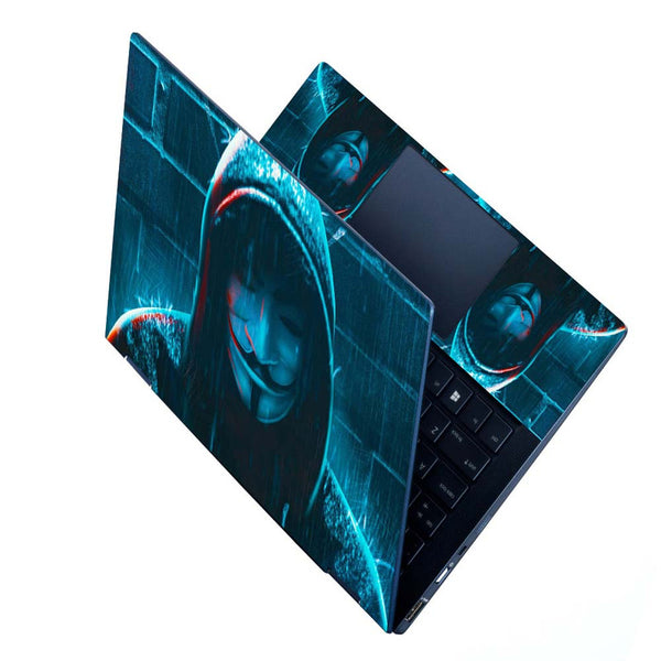 Full Panel Laptop Skin - Anonymous Hacker Mask