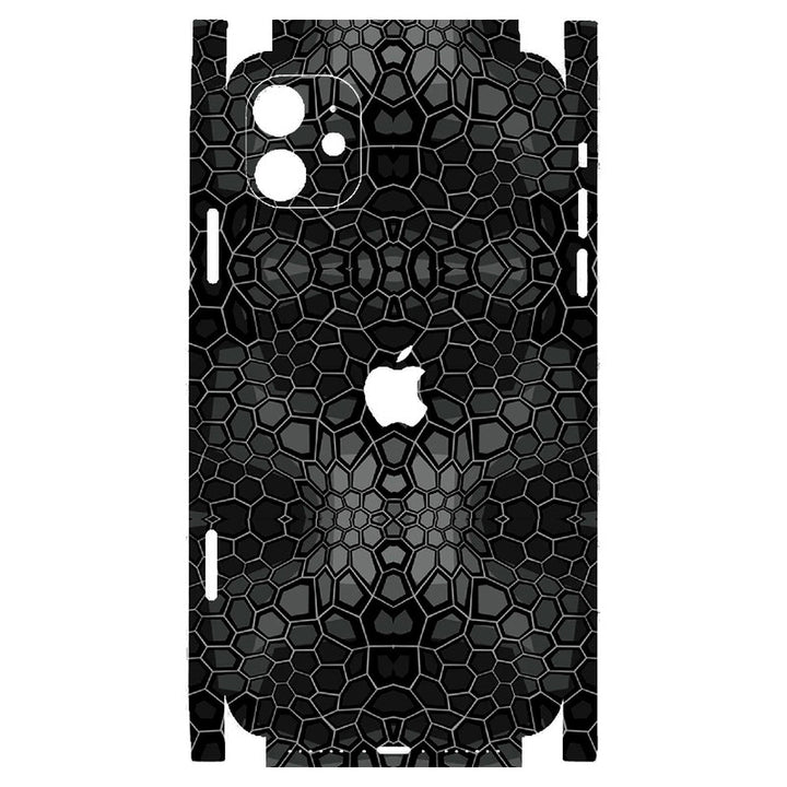 Apple iPhone Skin Wrap - Black Snake Skin - SkinsLegend