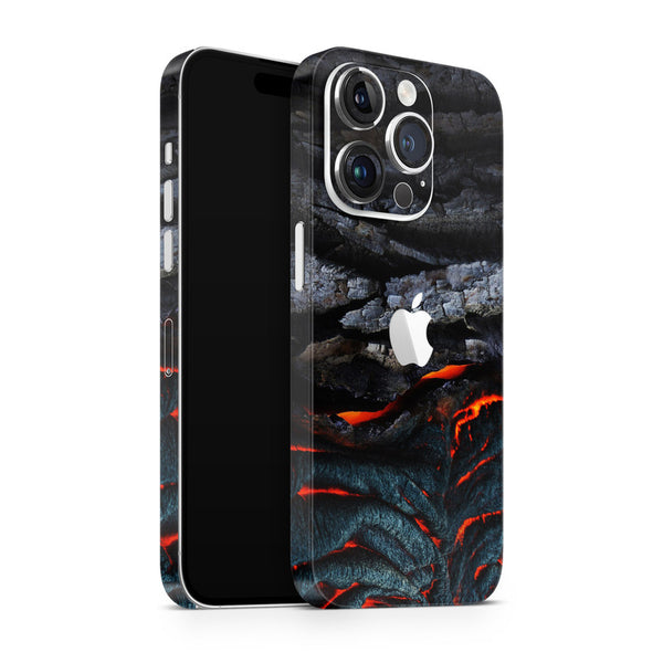 Apple iPhone Skin Wrap - Orange Lava Design - SkinsLegend