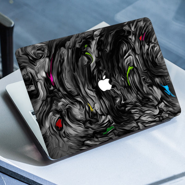 Laptop Skin for Apple MacBook - Black Blue Design - SkinsLegend