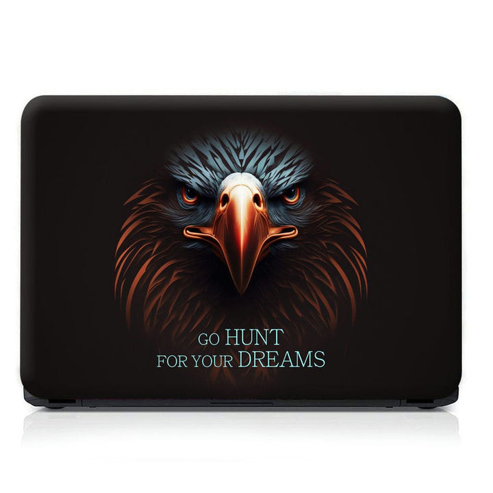 Laptop Skin - Eagle Face Go Hunt Dreams