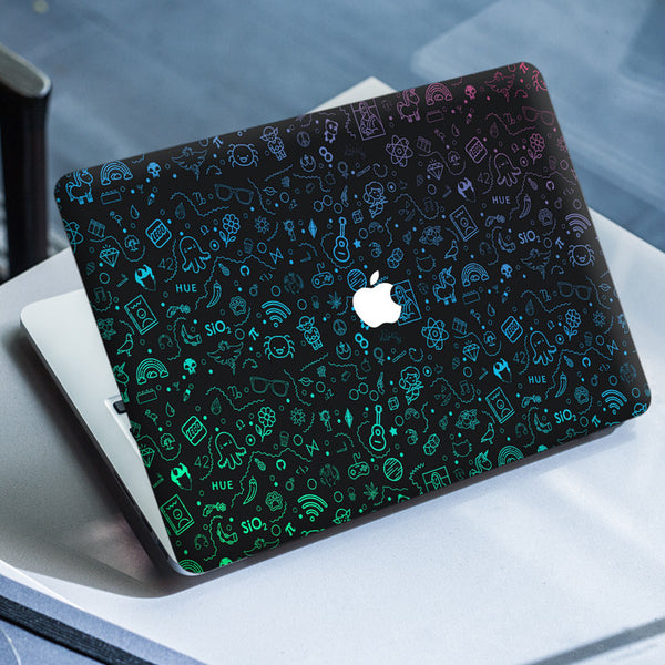 Laptop Skin for Apple MacBook - Lego Hue Sticker Bomb - SkinsLegend