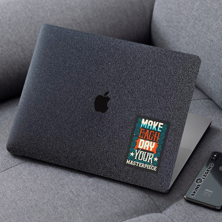 Laptop Skin for Apple MacBook - Make Each Day Your Black Back - SkinsLegend