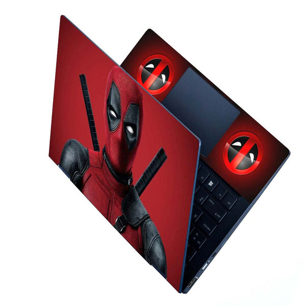 Full Panel Laptop Skin - Ninja Red