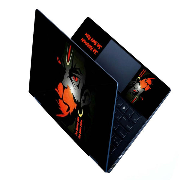 Full Panel Laptop Skin - Shriram Hanuman