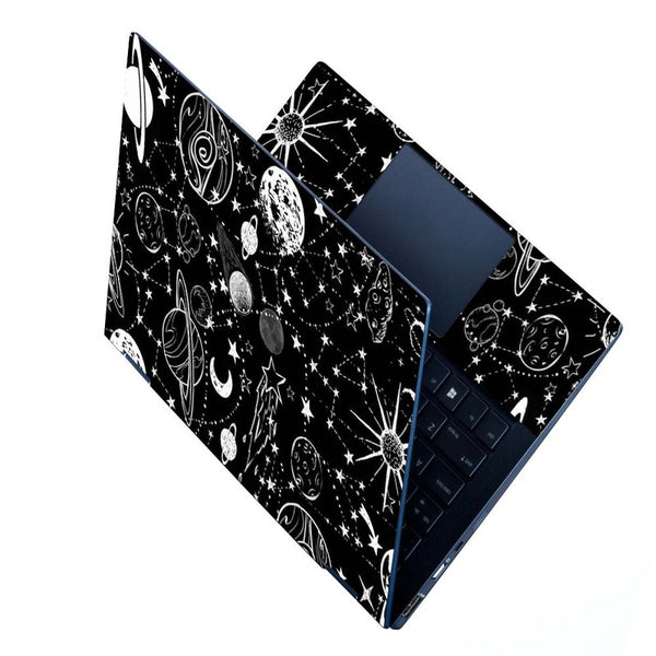 Full Panel Laptop Skin - Space Stars Connected