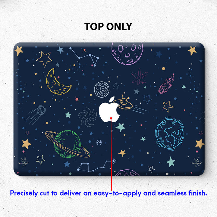 Laptop Skin for Apple MacBook - Space Symbols - SkinsLegend