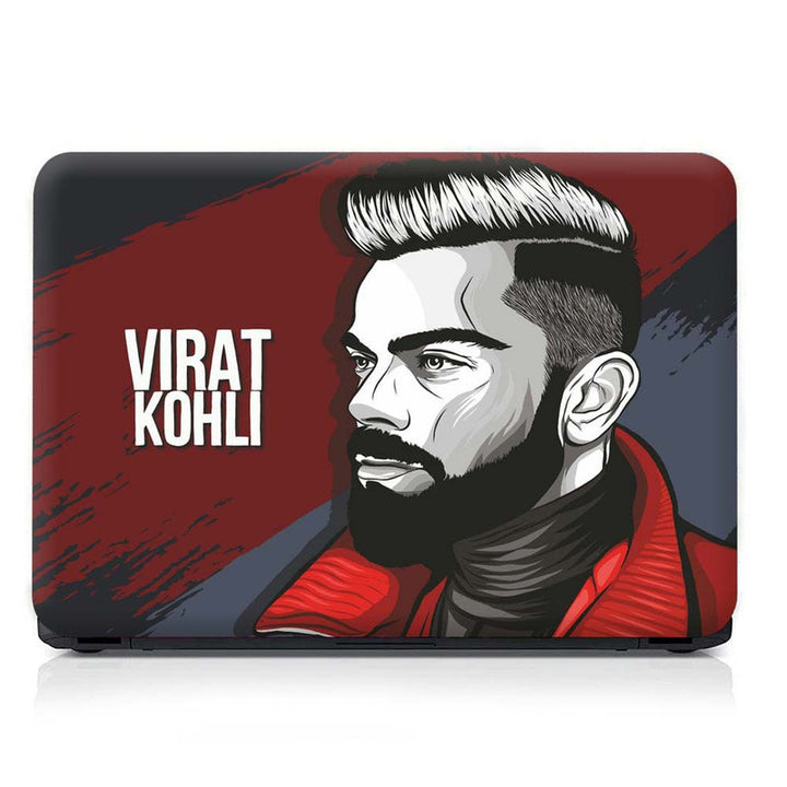 Full Panel Laptop Skin - Virat Kohli Sketch