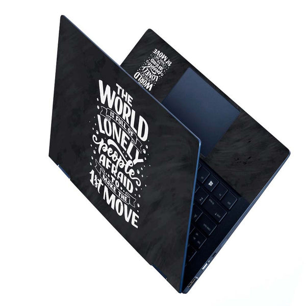 Full Panel Laptop Skin - World Move