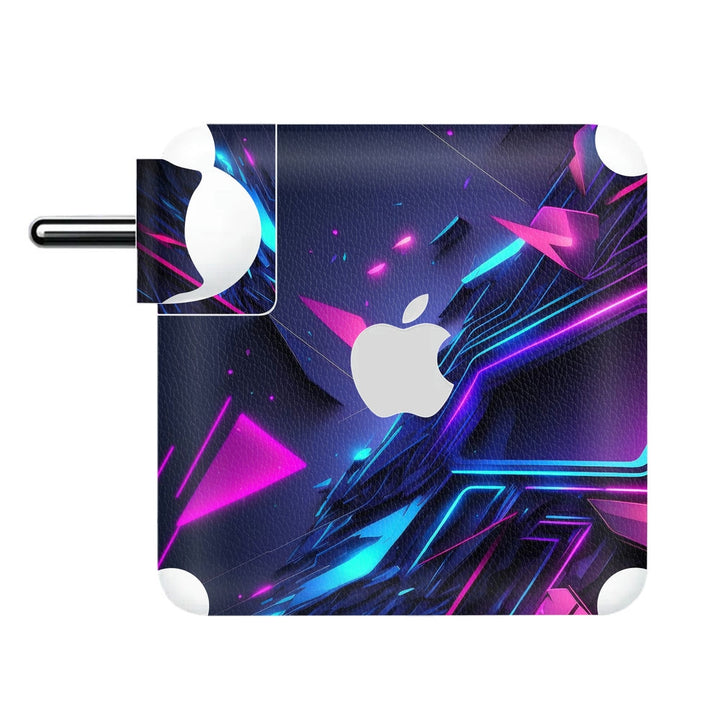 Charger Skin - Abstract Game Background With Blue Pink Light