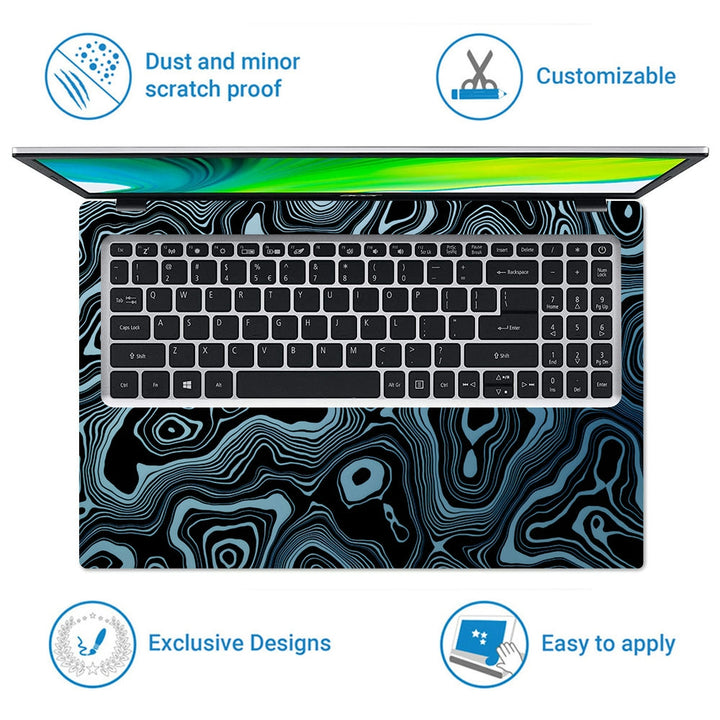 Laptop Skin - Topography Pattern TP18
