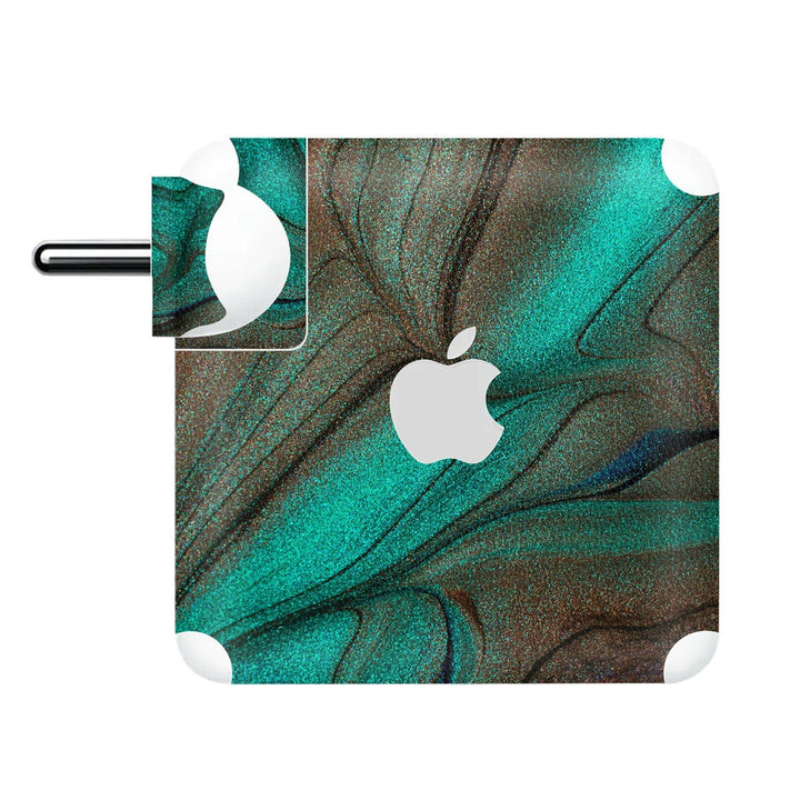 Charger Skin - UV_Green Brown Dusty Design