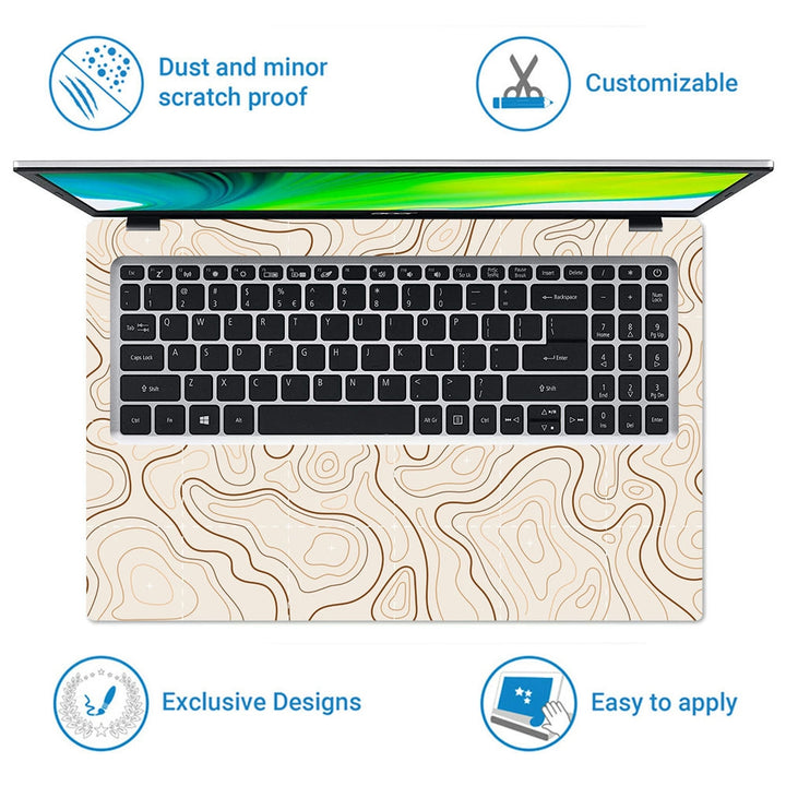 Laptop Skin - Topography Pattern TP11