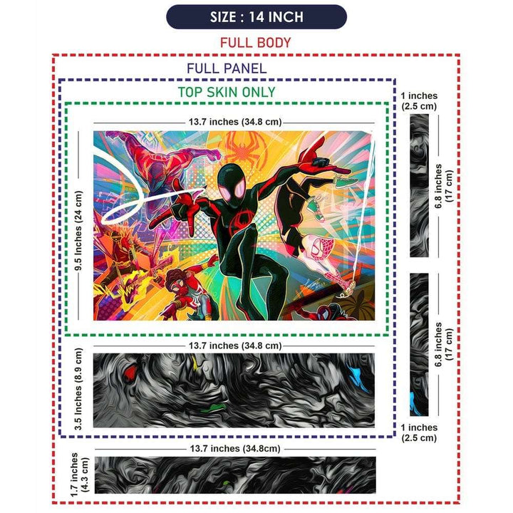 Laptop Skin - Miles Morals in Action