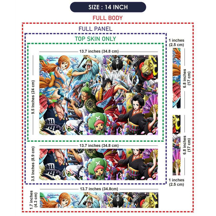 Laptop Skin - Anime One Piece OP01